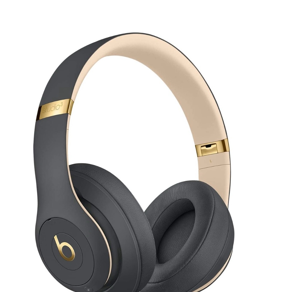 Beats by Dre Over-Ear Headphones Gray and Gold Wireless